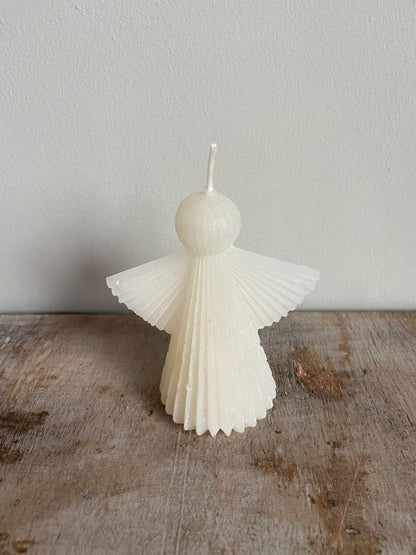 Kaars engel creme