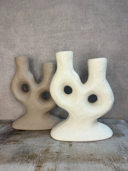 Kandelaar Katia | Crème en beige