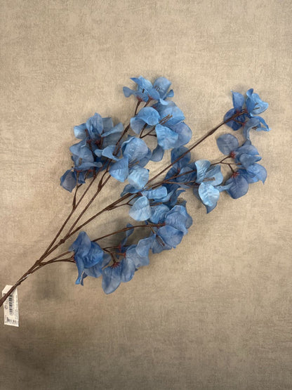 Kunstbloem Bougainville blauw