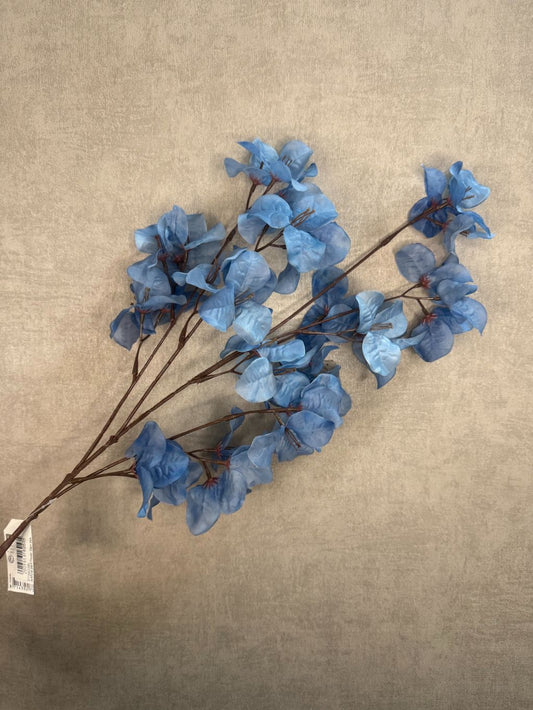 Fleur artificielle Bougainville bleu