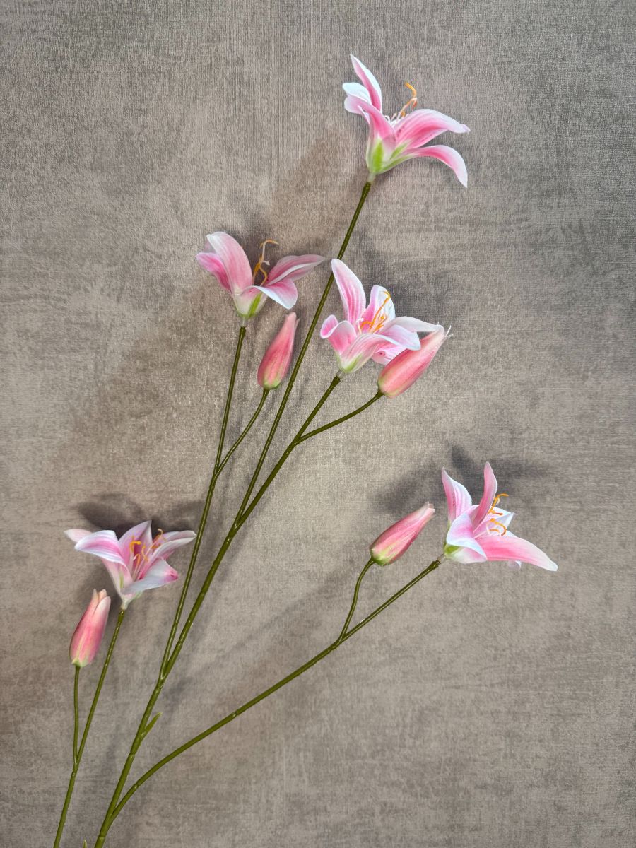 Kunstig blomst Lily pink